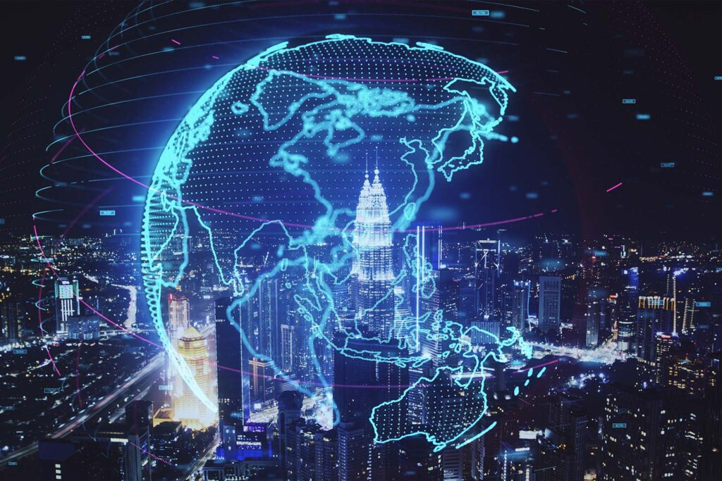 Global business shift towards Asia manufacturing and supply chains